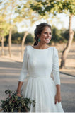 3-4-sleeveless-spandex-wedding-dresses-with-chiffon-skirt-2