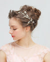 Fashion Ribbon Hairpin Rhinestone Crystal Tiara Wedding Bridesmaid Hair Accessories