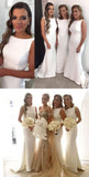 boat-neck-ivory-bridesmaid-wedding-party-dress-customized-2