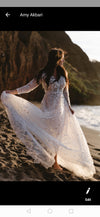 Luxury Rhinestones Wedding Dress with Illusion Long Sleeves