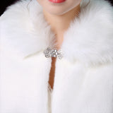 Wedding Fur Shrug Bride Winter Bolero