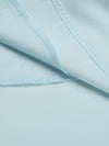 Sky-blue Hi-low Homecoming Dress with Flounced Off-the-shoulder