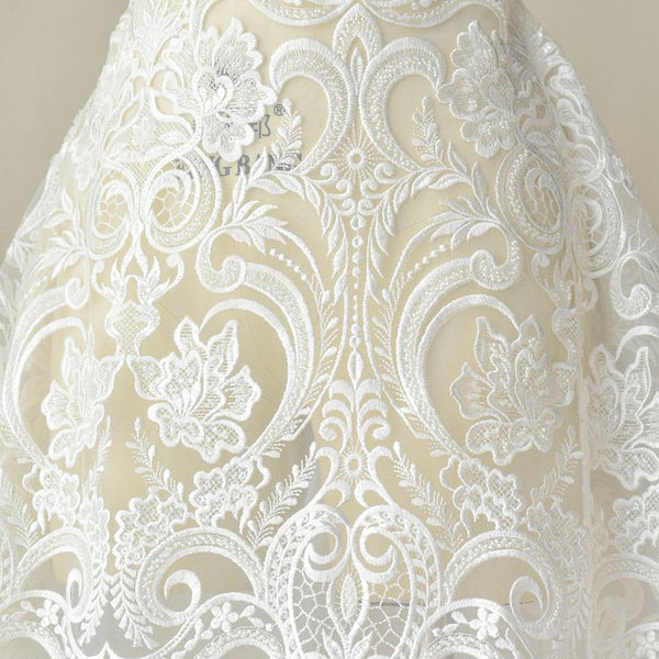High-end Embroidery Lace Wedding Accessories Diy Clothing Dress Fabric