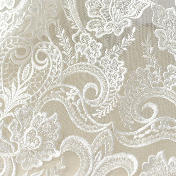 High-end Embroidery Lace Wedding Accessories Diy Clothing Dress Fabric