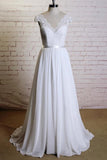 a-line-lace-and-chiffon-summer-beach-wedding-gown-online