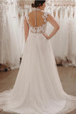    a-line-lace-bride-dress-for-women-with-illusion-neckline-1