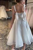 a-line-organza-short-wedding-dress-with-double-straps-1