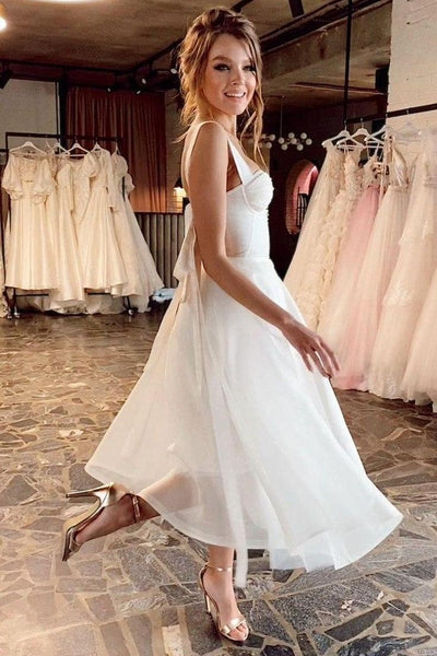 a-line-organza-short-wedding-dress-with-double-straps-2