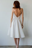 a-line-satin-casual-short-wedding-dress-with-pockets