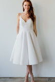a-line-satin-casual-short-wedding-dress-with-pockets