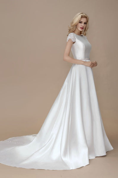 a-line-satin-formal-wedding-gown-with-lace-sleeves-2