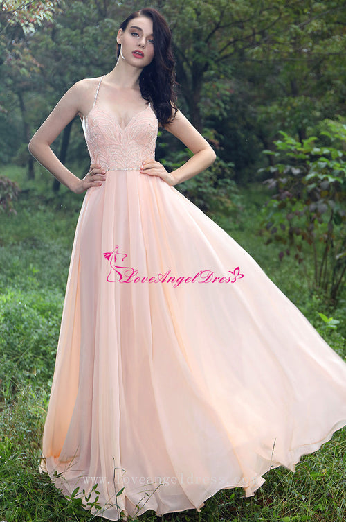 a-line-sweetheart-beaded-crystals-pink-chiffon-prom-gown