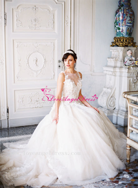 a-line-tulle-lace-appliques-princess-wedding-gown