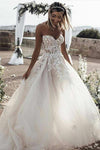 a-line-tulle-skirt-floral-lace-sweetheart-wedding-dresses-backless