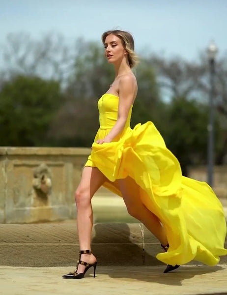 a-line-yellow-prom-dresses-with-chiffon-skirt-2