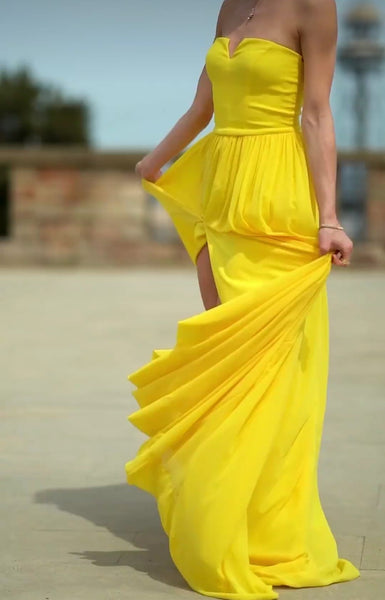a-line-yellow-prom-dresses-with-chiffon-skirt-4