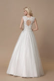 affordable-lace-a-line-bridal-dress-floor-length-tulle-skirt-1