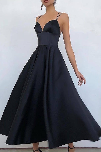 ankle-length-satin-navy-prom-dresses-with-double-straps