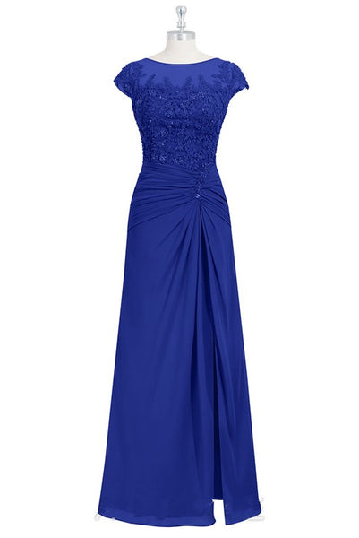 appliqued-beaded-royalblue-mother-of-the-bride-dress-cap-sleeves