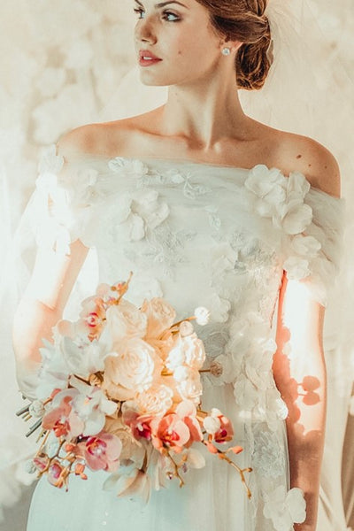 appliques-3d-flowers-wedding-dresses-off-the-shoulder-2