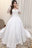 appliques-lace-wedding-dresses-long-sleeves-vestido-de-noiva-de-renda