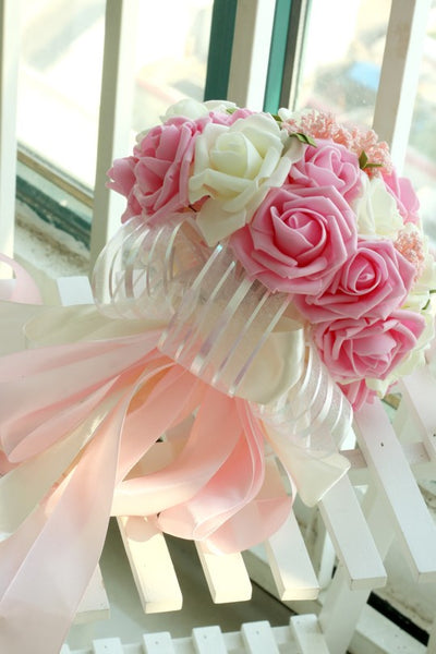 artificial-roses-pink-wedding-bridal-bouquet-holding-flowers-1