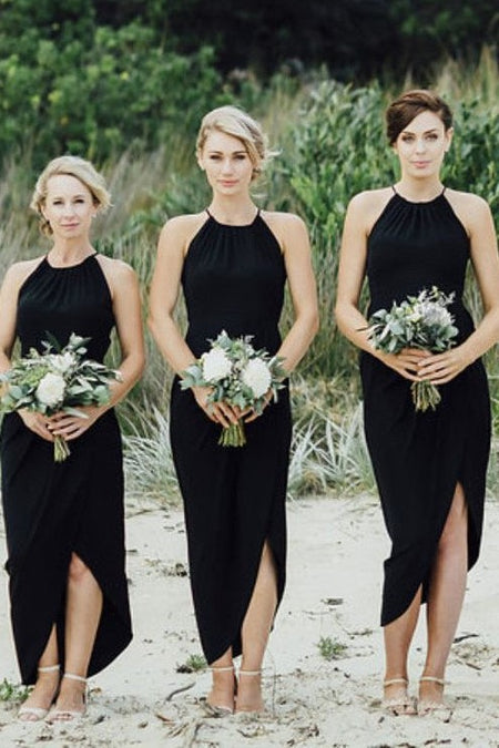 A-line Lace Short Bridesmaid Dresses with Sleeves