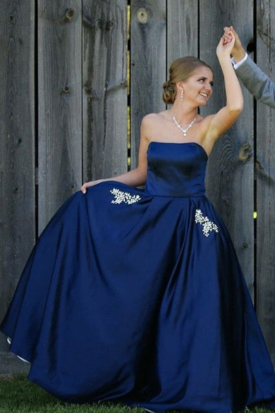 backless-strapless-navy-prom-dresses-with-rhinestones-pockets