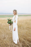 bateau-simple-outdoor-wedding-dress-with-long-sleeves-3