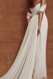 beach-chiffon-wedding-dresses-with-ruching-off-the-shoulder-1