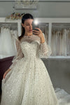 beaded-and-sequin-wedding-dress-long-sleeves-1