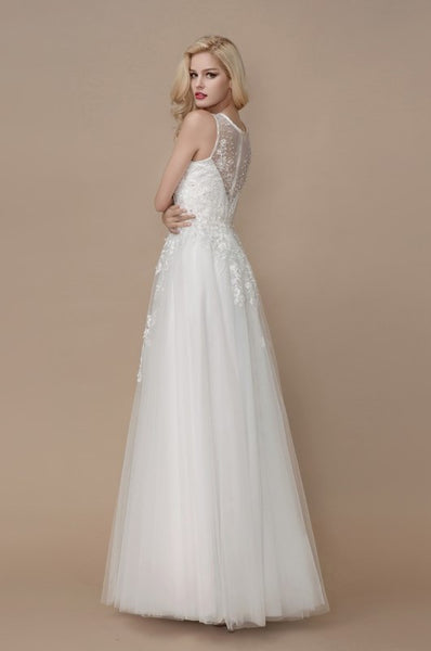 beaded-appliques-floor-length-wedding-dress-with-v-neckline-2