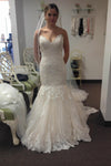 beaded-appliques-lace-mermaid-wedding-dresses-with-tulle-skirt-2