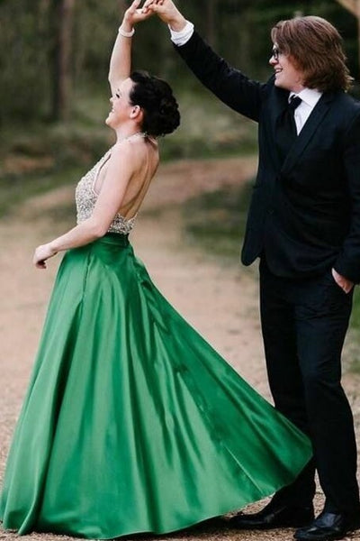 beaded-bodice-green-prom-dress-with-halter-strap