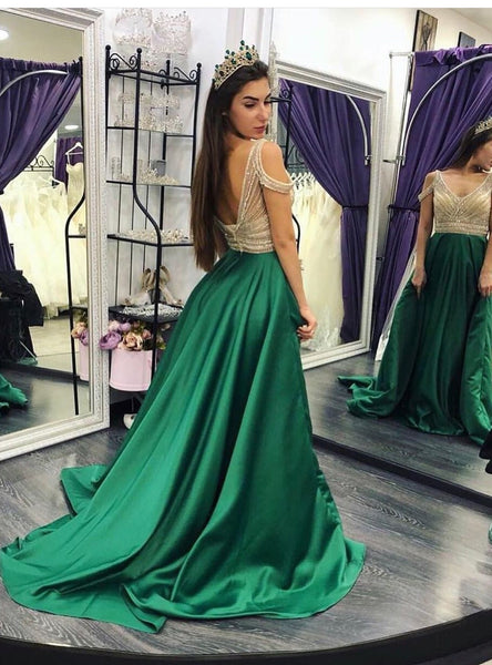 beaded-crystals-green-prom-dresses-with-off-the-shoulder-1