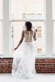 beaded-floral-lace-wedding-gown-with-sheer-tulle-skirt-1