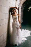 beaded-floral-lace-wedding-gown-with-sheer-tulle-skirt-3