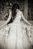 beaded-lace-a-line-strapless-wedding-dresses-with-jewelry-belt-vestido-novia-2