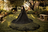 beaded-lace-black-wedding-dresses-long-sleeves-2