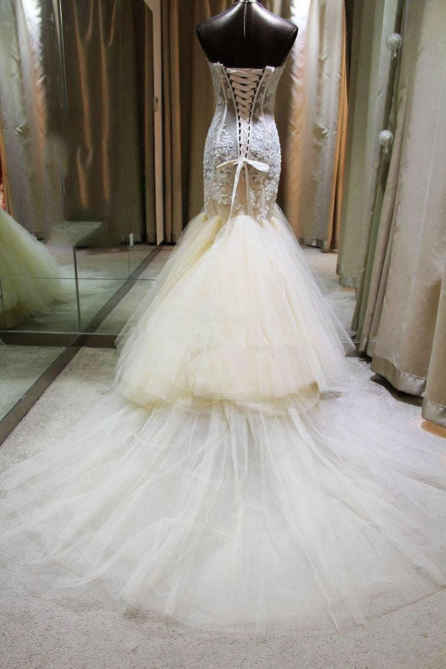 beaded-lace-illusion-mermaid-wedding-gown-with-long-train-1