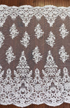 Beaded Pearl Sequin Lace Material for Wedding Dresses