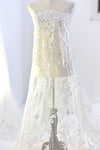 Beaded Pearl Sequin Lace Material for Wedding Dresses