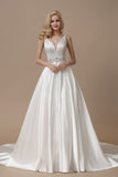 beaded-satin-wedding-gown-with-illusion-back