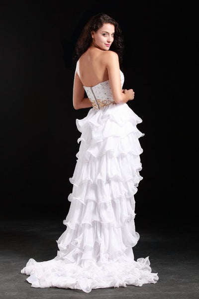 beaded-strapless-white-hi-lo-prom-dresses-with-tiered-skirt-1
