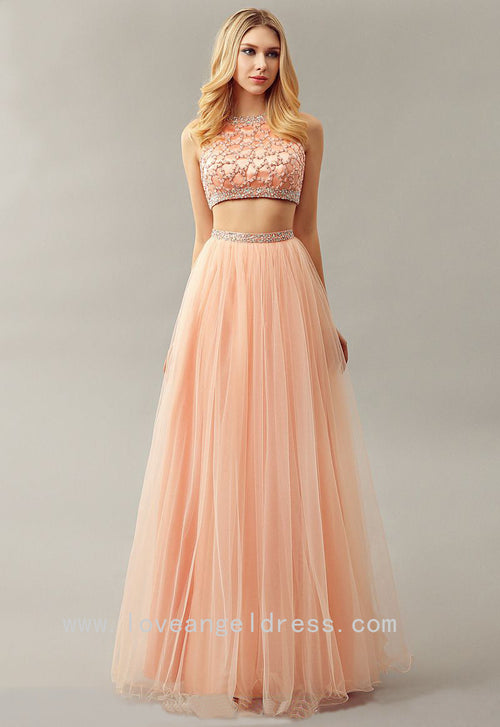 beaded-top-sleeveless-blush-prom-dress-two-piece