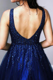 beaded-v-neckline-royal-blue-prom-gown-tulle-skirt-1