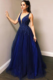 beaded-v-neckline-royal-blue-prom-gown-tulle-skirt