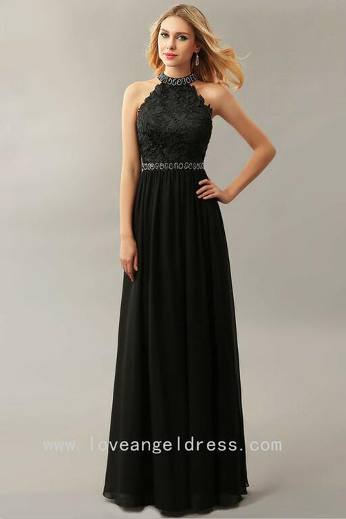 beading-high-neck-lace-chiffon-black-prom-dresses-online