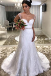 beautiful-lace-brazilian-wedding-dress-with-sheer-bead-neckline