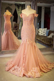 blush-pink-lace-mermaid-evening-gown-dress-with-off-the-shoulder